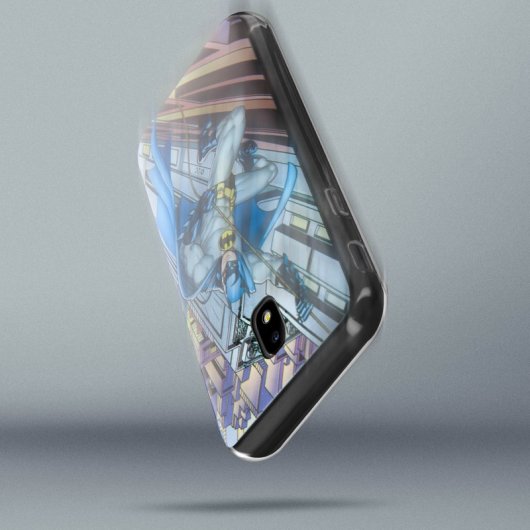 DC Comics Funda de Silicona Batman para Samsung Galaxy J3 2017