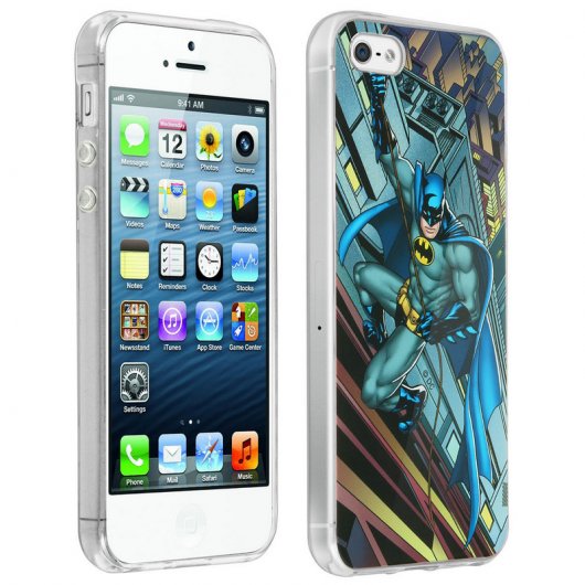 DC Comics Funda de Silicona Batman para iPhone 5/5S/SE