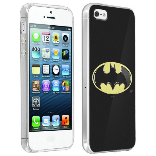 DC Comics Funda de Silicona Logo Batman iPhone 5/5S/SE