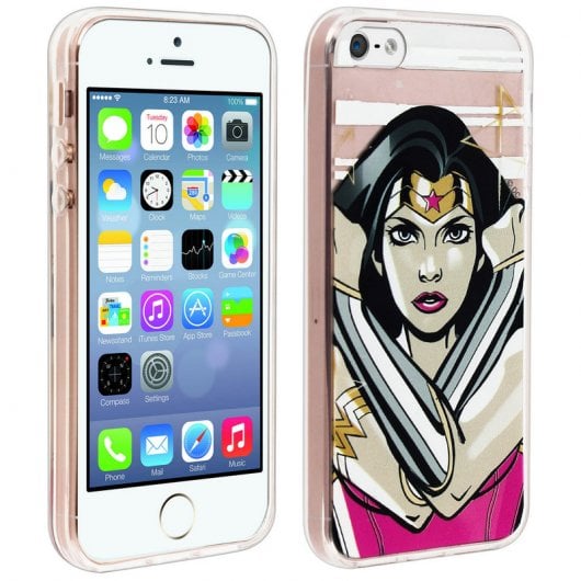 DC Comics Funda Silicona Wonder Woman para iPhone 5/5S/SE