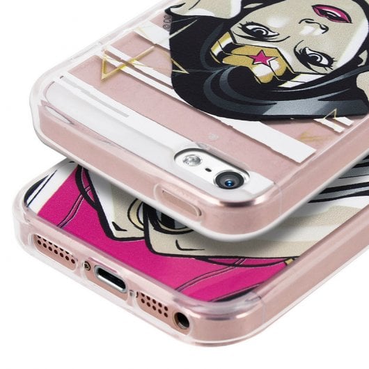 DC Comics Funda Silicona Wonder Woman para iPhone 5/5S/SE