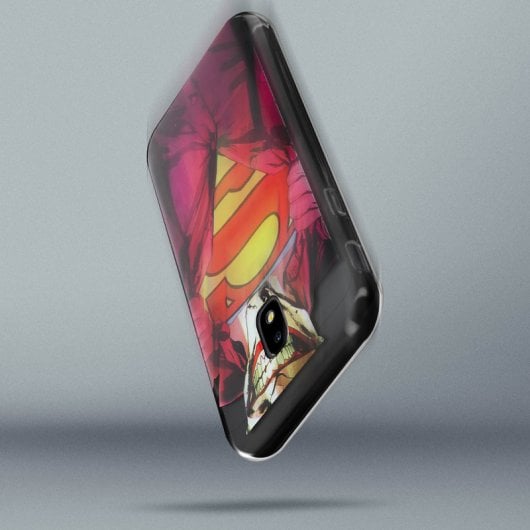  DC Comics Funda Silicona Joker vs Superman para Samsung Galaxy J3 2017