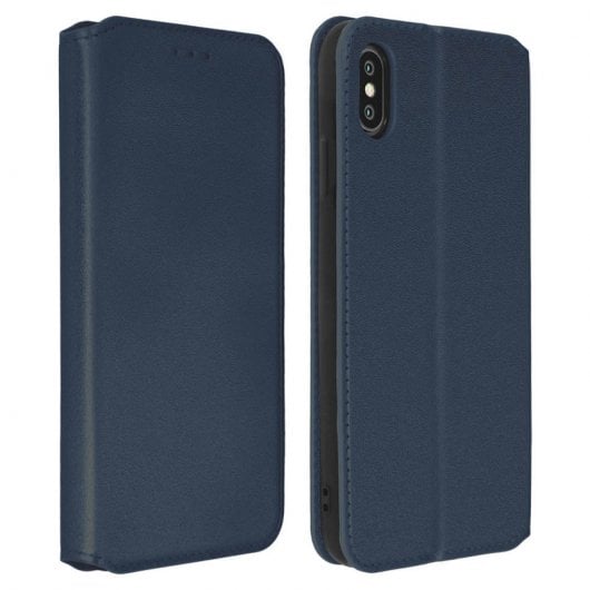 Avizar Funda Libro Azul para iPhone XS Max