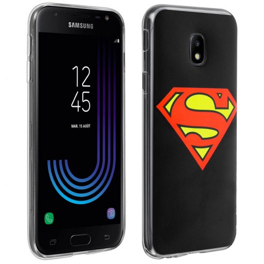 DC Comics Funda Silicona Logo Superman para Samsung Galaxy J5 2017