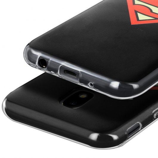 DC Comics Funda Silicona Logo Superman para Samsung Galaxy J5 2017