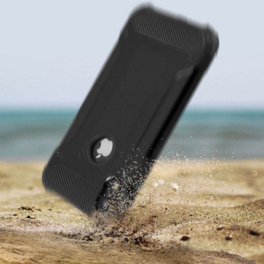 Coque anti-choc noire Avizar Defender II pour iPhone XR