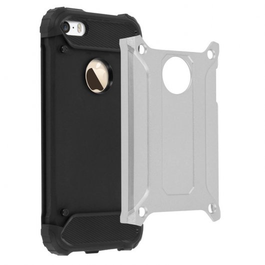 Avizar Defender II Capa Anti-Choque Prateada para iPhone 5/5/SE