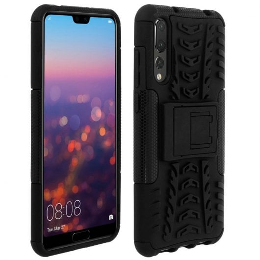 Avizar Anti-Shock-Hülle mit schwarzem Ständer für Huawei P20 Pro