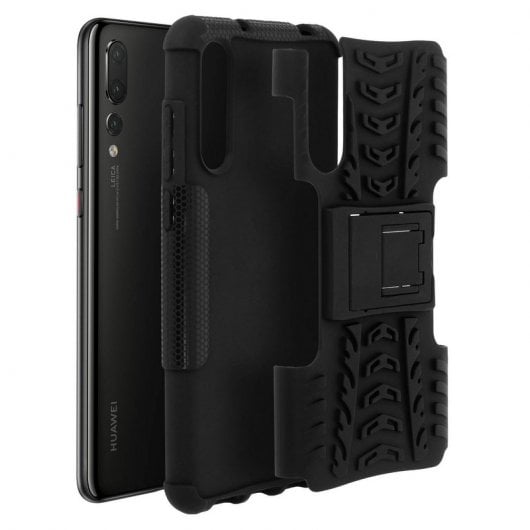 Avizar Anti-Shock-Hülle mit schwarzem Ständer für Huawei P20 Pro