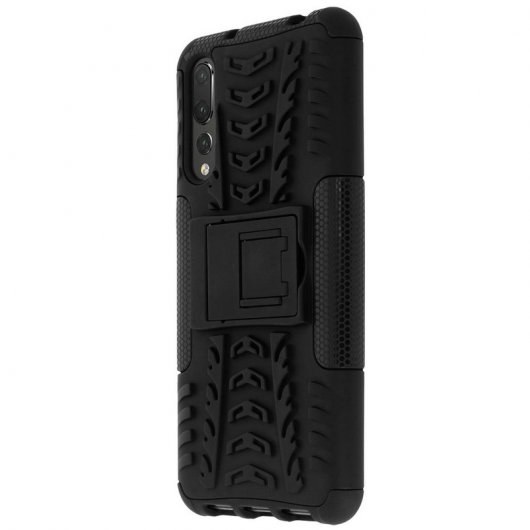 Avizar Anti-Shock-Hülle mit schwarzem Ständer für Huawei P20 Pro