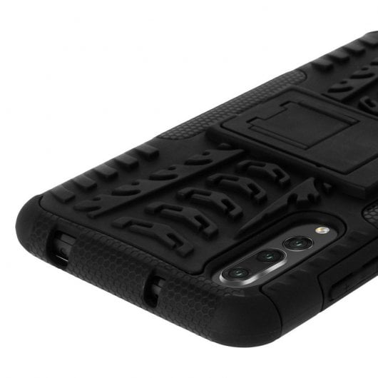 Avizar Anti-Shock-Hülle mit schwarzem Ständer für Huawei P20 Pro