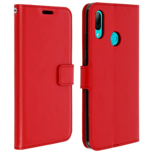 Custodia A Libro In Pelle Per Huawei P Smart 2019 / Honor 10 Lite – Portafoglio Con 3 Slot, Chiusura Magnetica E Stand