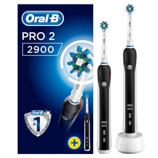 Oral-B Pro 2 2900 2er-Pack elektrische Zahnbürsten