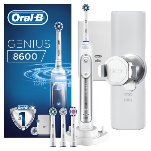 Oral-B Genius 8600 Cepillo Eléctrico Oscilante Plata