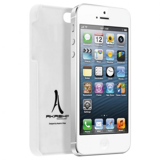 Akashi  Funda Pasaporte Blanca para iPhone 5/5S/SE