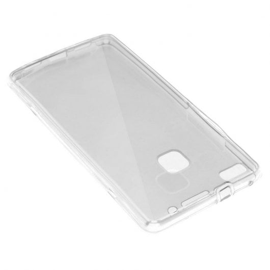 Avizar Funda Doble Cara de Silicona Transparente para Huawei P9 Lite