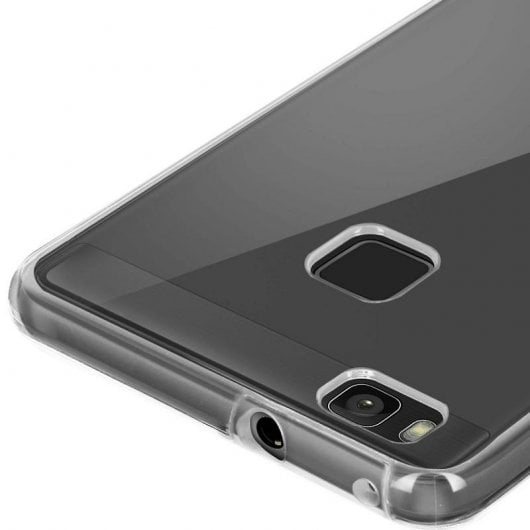 Avizar Funda Doble Silicona Transparente para Huawei P9 Lite