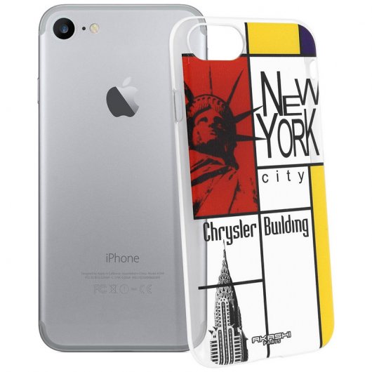 Coque transparente Akashi New York pour iPhone 7/8