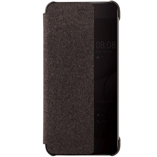 Huawei Funda Smart View con Ventana Marrón para Huawei P10 Plus