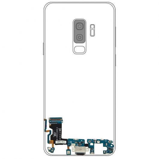 Clappio Ersatz-USB-C-Ladeanschluss für Samsung Galaxy S9 Plus