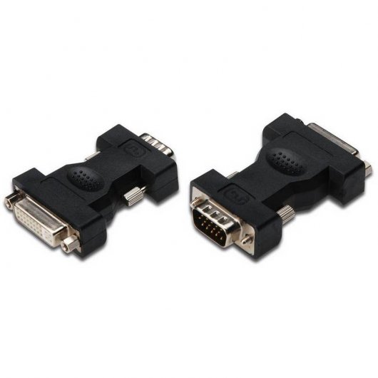 Adaptador VGA a DVI (HD15-Macho/DVI-I-Hembra)