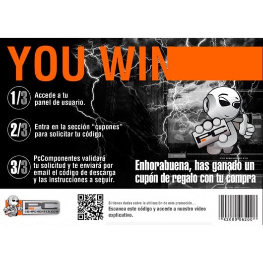 Cupón Procedimiento Descarga de Juego