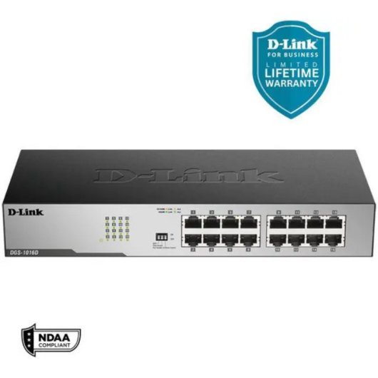D-Link DGS-1016D Switch 16 Puertos Gigabit 10/100/1000