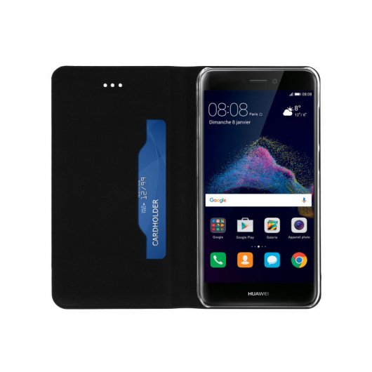 Akashi Funda Libro Flores y Pajaritos para Huawei P8 Lite 2017/Honor 8 Lite