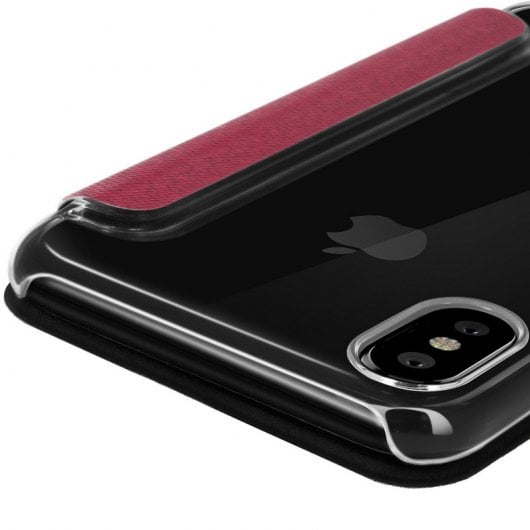 Étui portefeuille Akashi Lotus Flower Paris pour iPhone X/XS