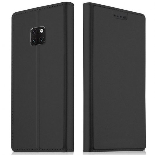 Étui portefeuille noir Akashi pour Huawei Mate 20