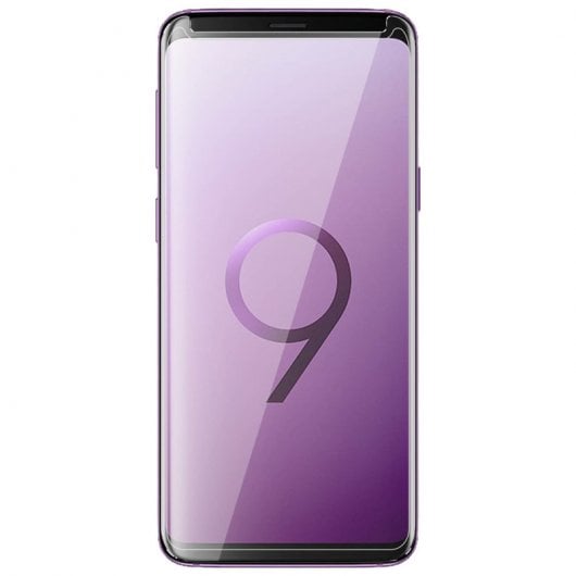 Avizar Protector de Cristal Templado con Bordes Curvos para Samsung Galaxy S9