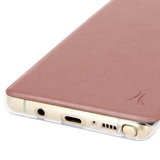 Akashi Capa Livro com Porta Cartões Rosa para Samsung Galaxy Note 8