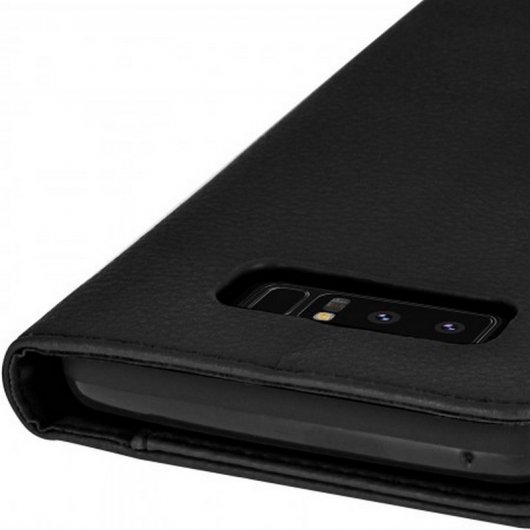 Avizar Funda Libro Negra para Samsung Galaxy Note 8