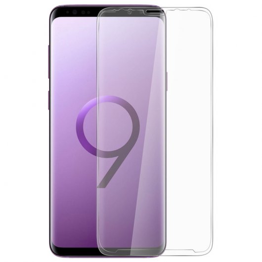 Avizar 5D Hartglasschutz mit gebogenen Kanten für Samsung Galaxy S9 Plus