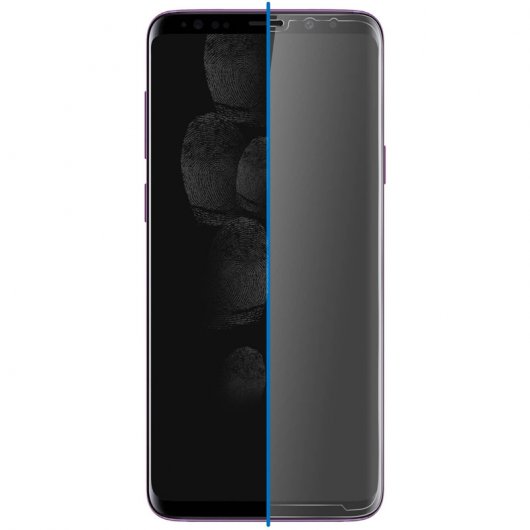 Avizar 5D Hartglasschutz mit gebogenen Kanten für Samsung Galaxy S9 Plus
