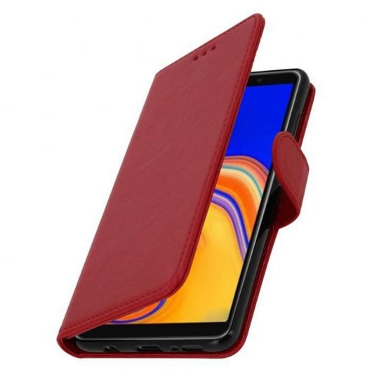 Avizar Funda Cartera Roja para Samsung Galaxy A9 2018