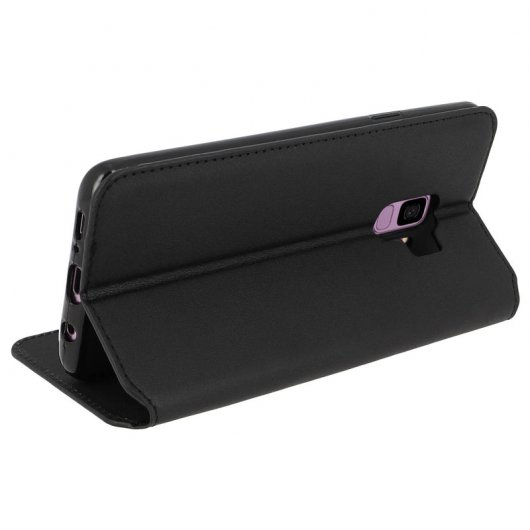 Avizar Funda Tipo Libro Cartera Negra para Samsung Galaxy S9