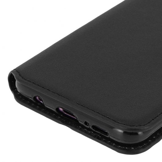 Avizar Funda Tipo Libro Cartera Negra para Samsung Galaxy S9