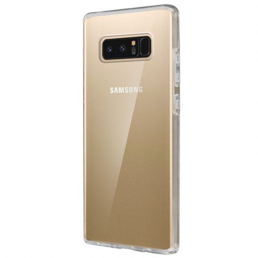 Avizar Funda Doble Silicona Transparente para Samsung Galaxy Note 8