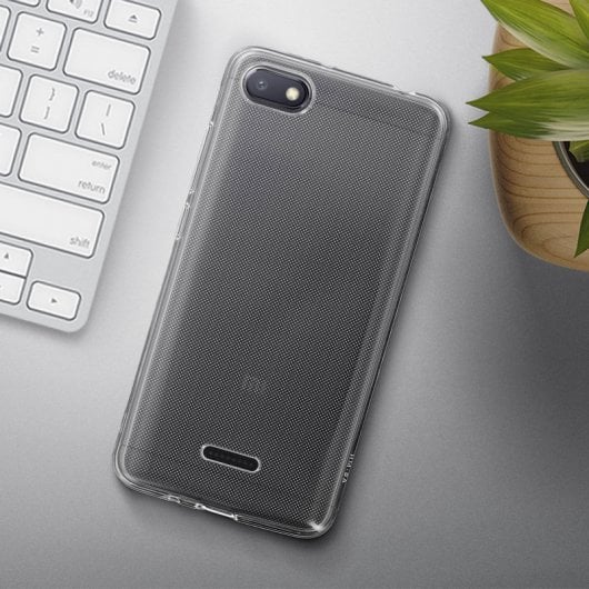 Avizar Funda de Silicona Transparente para Xiaomi Redmi 6A