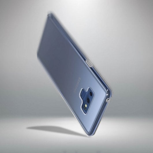 Custodia in silicone trasparente posteriore e anteriore Avizar per Samsung Galaxy Note 9