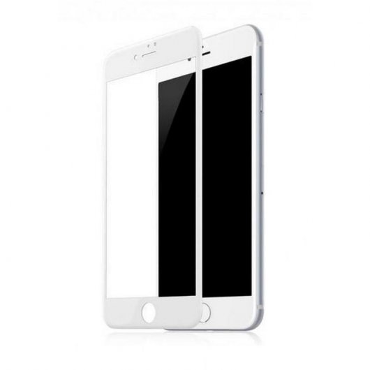Baseus Protector Cristal Templado 0.3mm Blanco para iPhone 7 Plus / 8 Plus