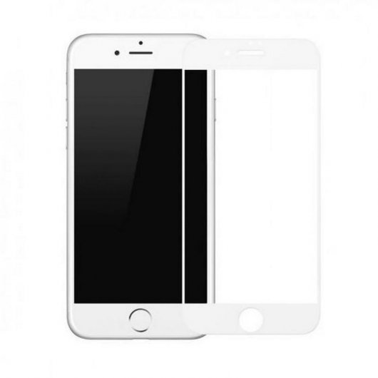 Baseus Protector Cristal Templado 0.3mm Blanco para iPhone 7 Plus / 8 Plus