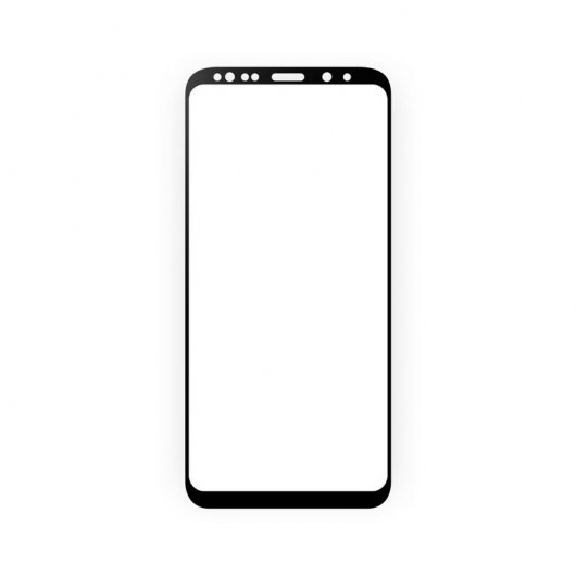 Baseus Protector Cristal Templado Negro con Bordes Reforzados 0.3mm para Samsung Galaxy S9 Plus