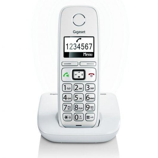 Gigaset E260 Teléfono Dect Teclas Grandes Blanco