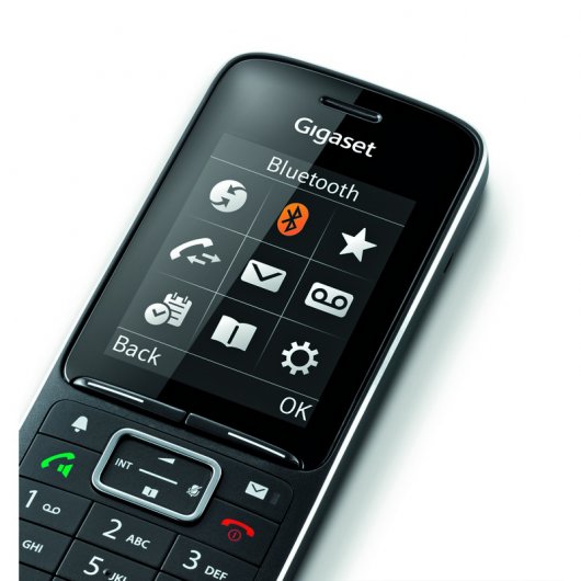 Gigaset SL450 Teléfono Dect + Manos Libres Bluetooth Negro