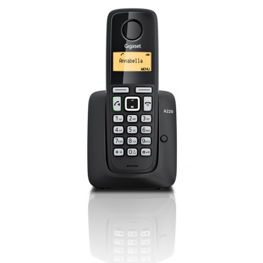 Gigaset A220 Teléfono Dect Trio Negro