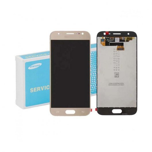 Samsung Repuesto Pantalla LCD/Táctil Original Dorado para Samsung Galaxy J3 (2017)