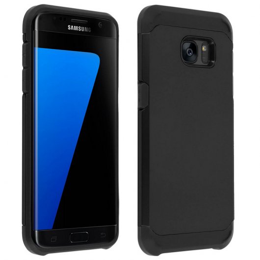 Avizar Armor Funda Antigolpes Negra para Samsung Galaxy S7 Edge
