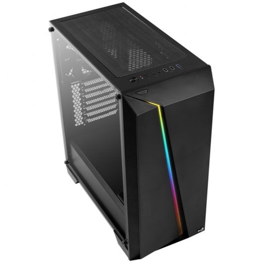 AeroCool Cylon Pro Cristal Templado USB 3.0 Negro